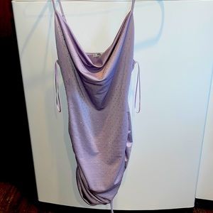 Purple dress worn only twice, in good condition. Fits true to size .